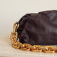 BOTTEGA VENETA CHAIN POUCH | GRAPE