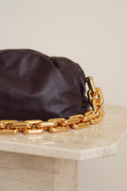 BOTTEGA VENETA CHAIN POUCH | GRAPE