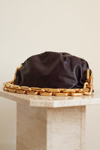 BOTTEGA VENETA CHAIN POUCH | GRAPE