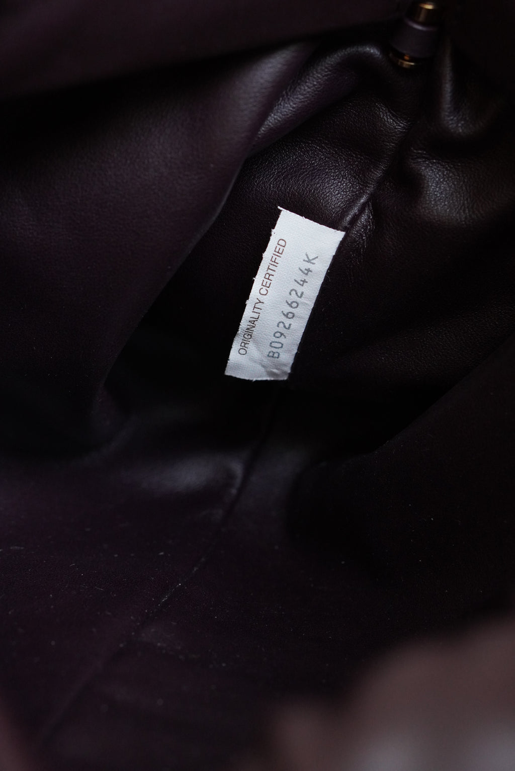 BOTTEGA VENETA CHAIN POUCH | GRAPE