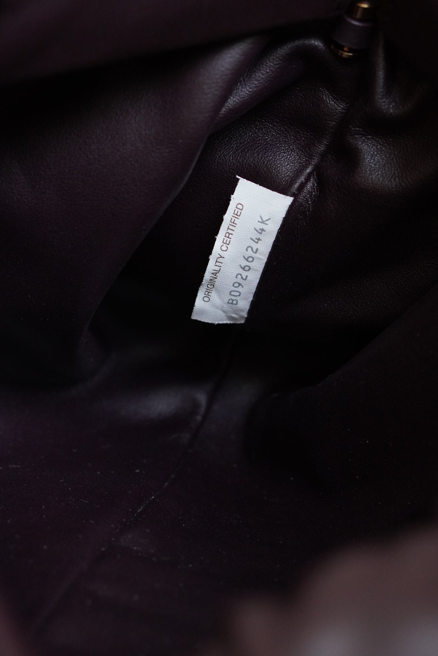 BOTTEGA VENETA CHAIN POUCH | GRAPE