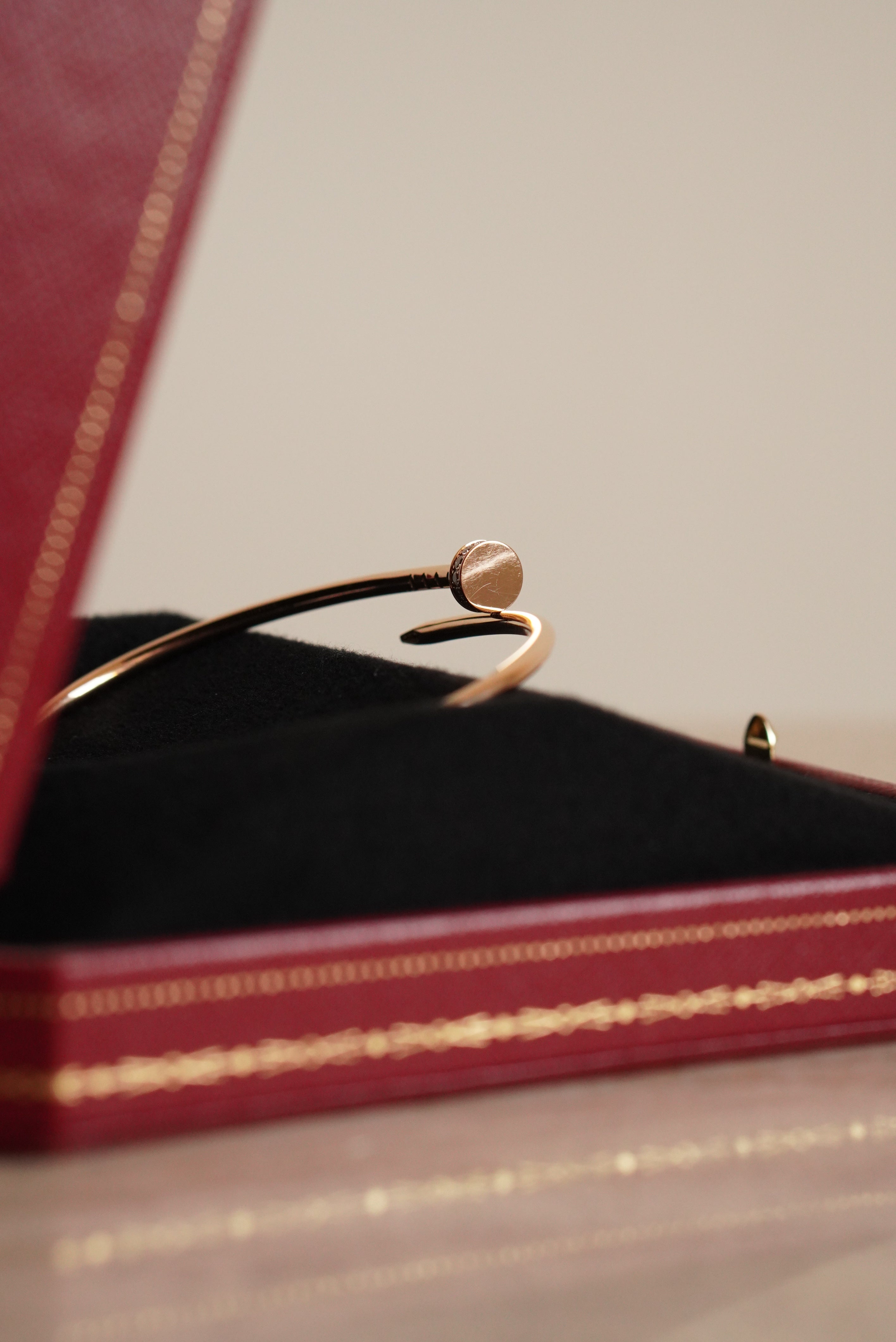 CARTIER JUSTE UN CLOU BRACELET SMALL DIAMONDS | ROSE GOLD