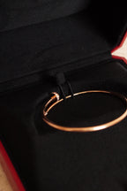 CARTIER JUSTE UN CLOU BRACELET SMALL DIAMONDS | ROSE GOLD
