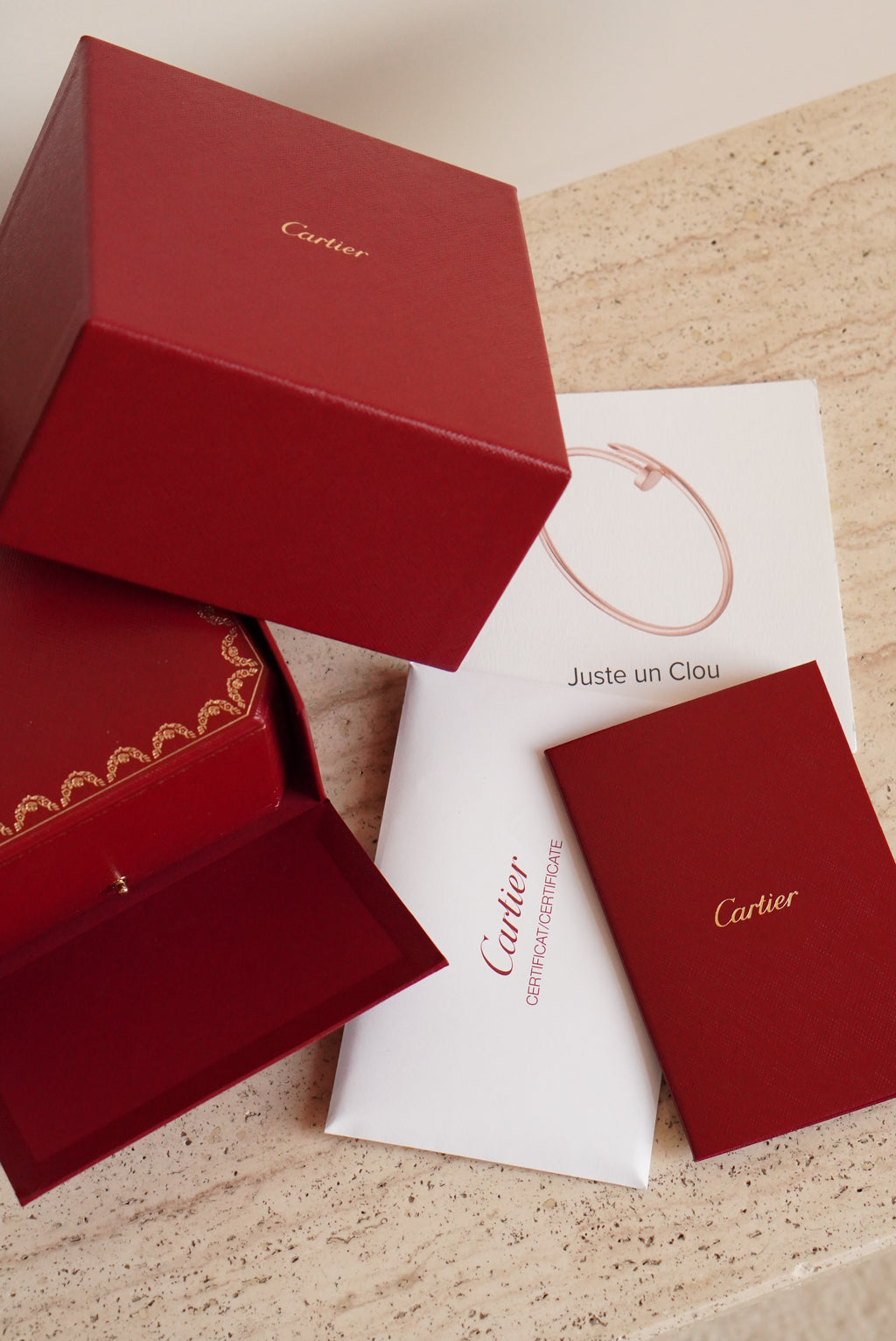CARTIER JUSTE UN CLOU BRACELET SMALL DIAMONDS | ROSE GOLD