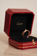 CARTIER JUSTE UN CLOU RING DOUBLE DIAMONDS | ROSE GOLD