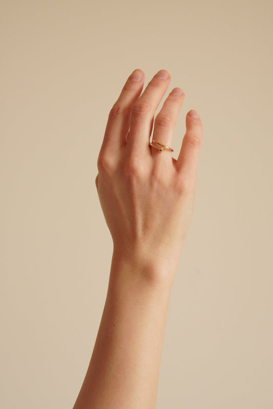 CARTIER JUSTE UN CLOU RING SMALL | YELLOW GOLD