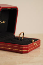 CARTIER LOVE RING MINI DIAMONDS | YELLOW GOLD
