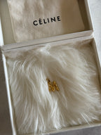 CÉLINE BAMBOO ALPHABET MINI PENDANT "M"