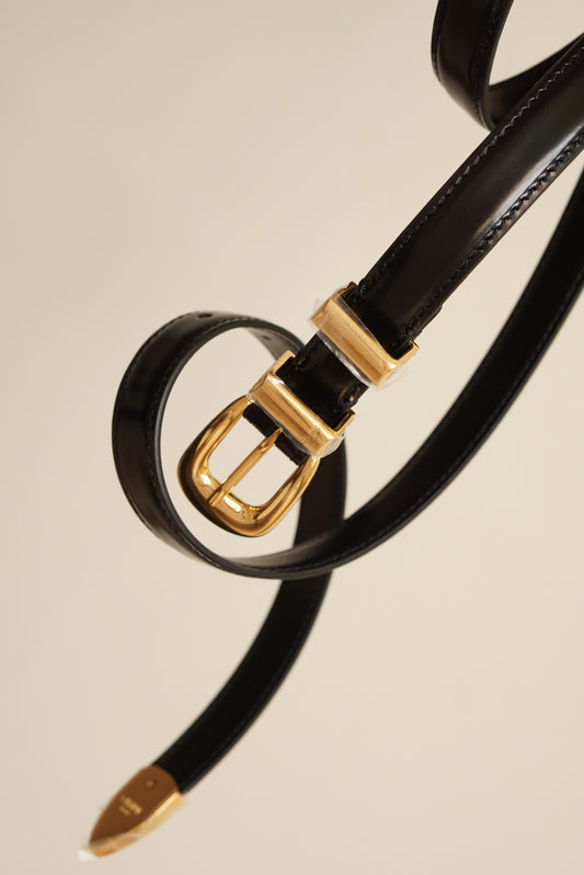 CELINE WESTERN BELT SMALL | BLACK