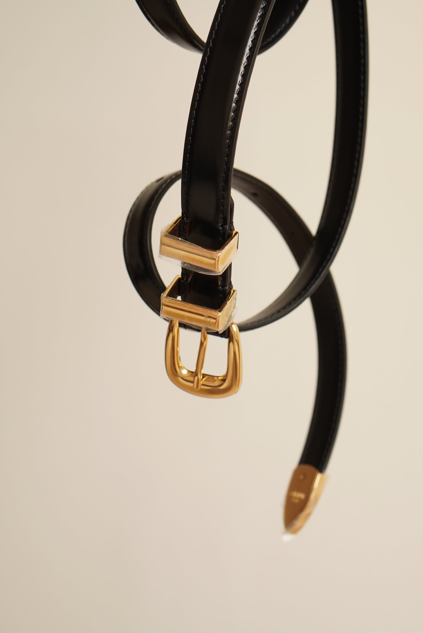 CELINE WESTERN BELT SMALL | BLACK