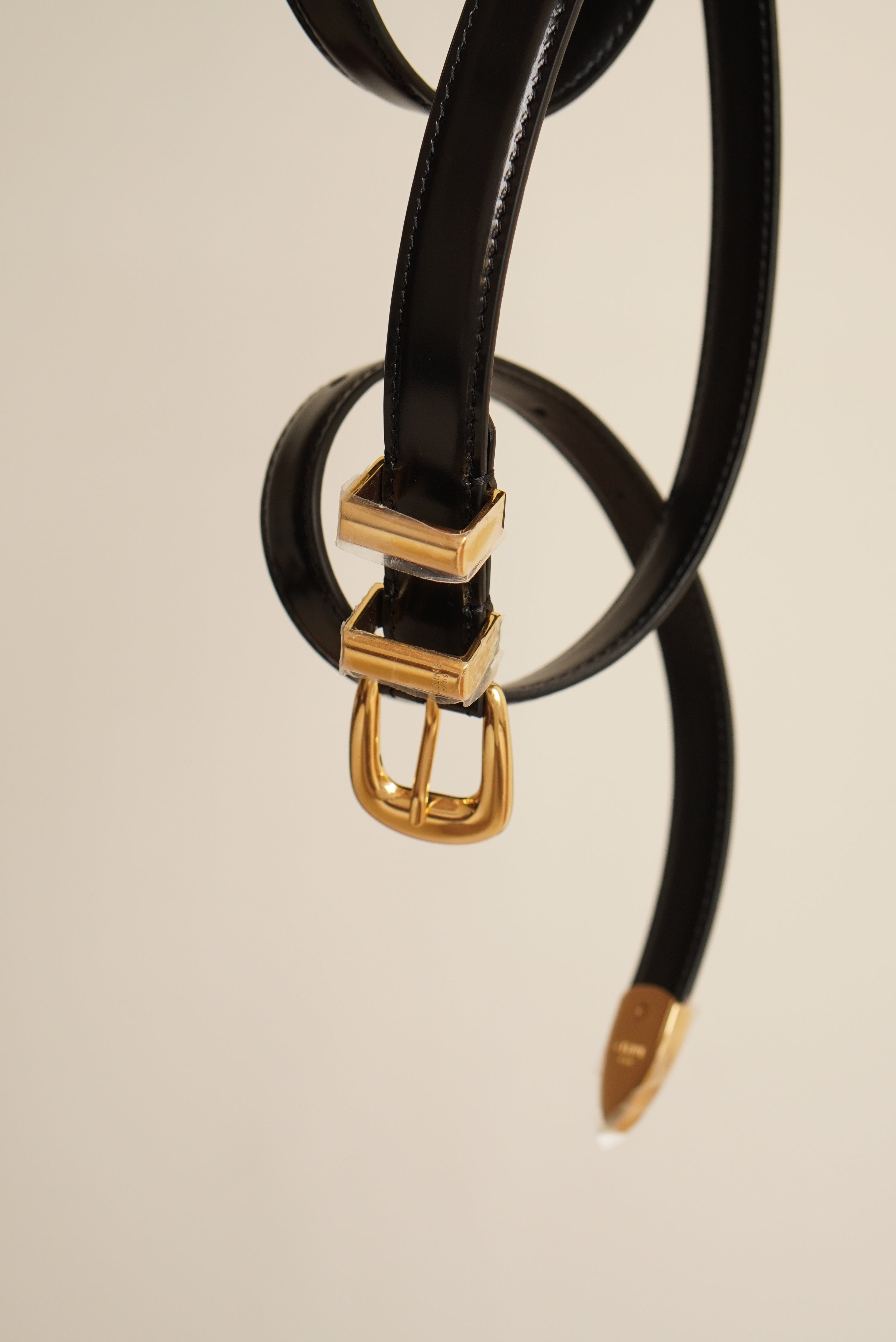 CELINE WESTERN BELT SMALL | BLACK