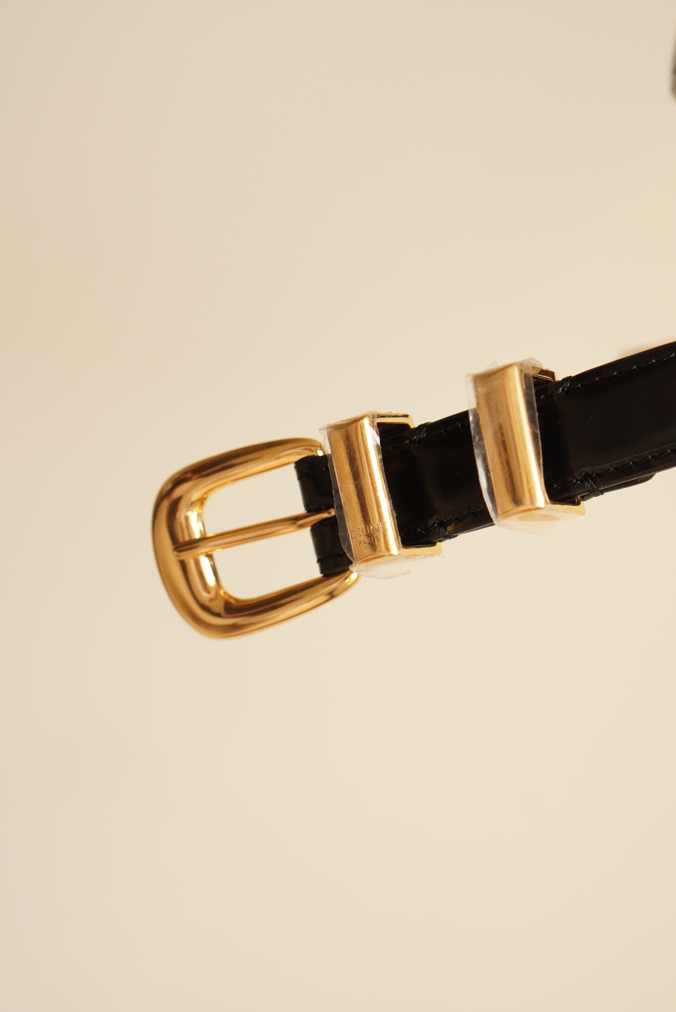 CELINE WESTERN BELT SMALL | BLACK