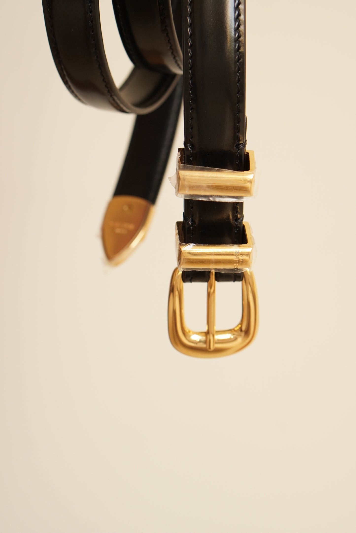 CELINE WESTERN BELT SMALL | BLACK