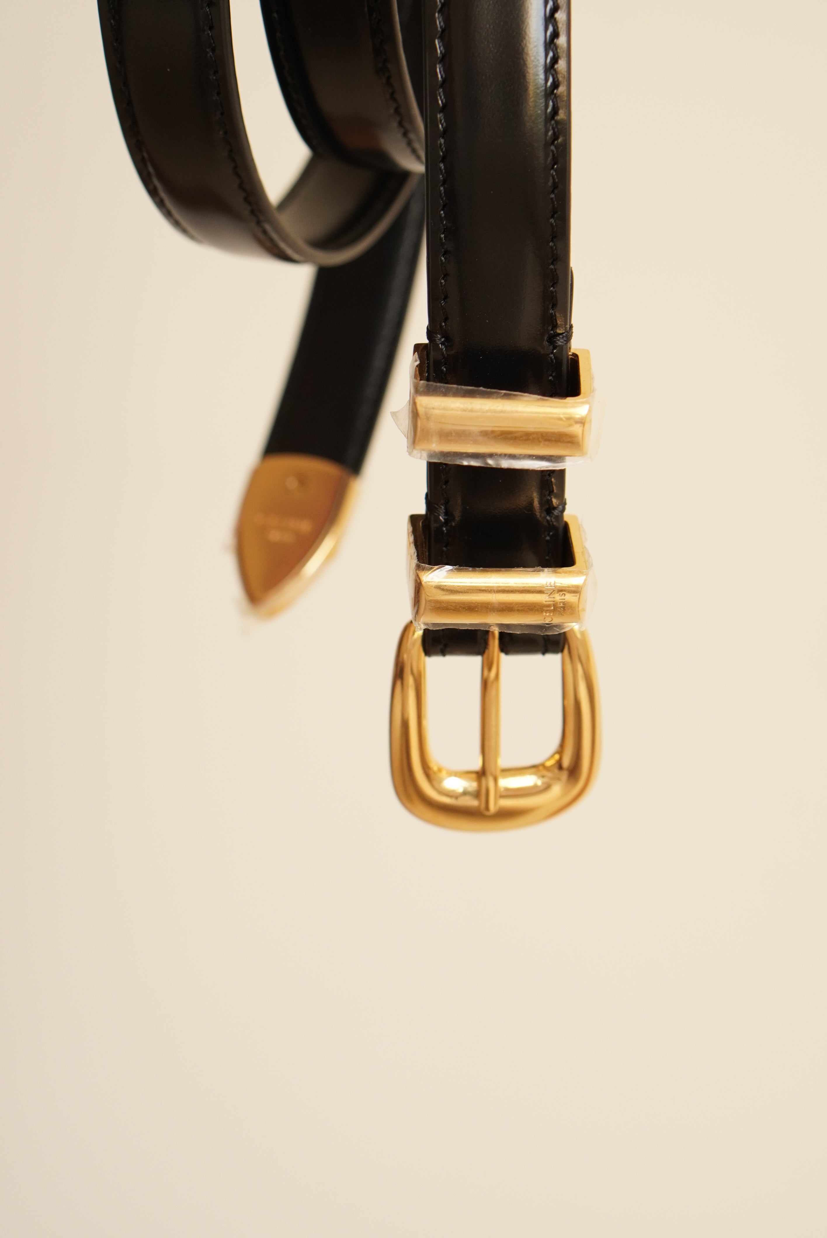CELINE WESTERN BELT SMALL | BLACK