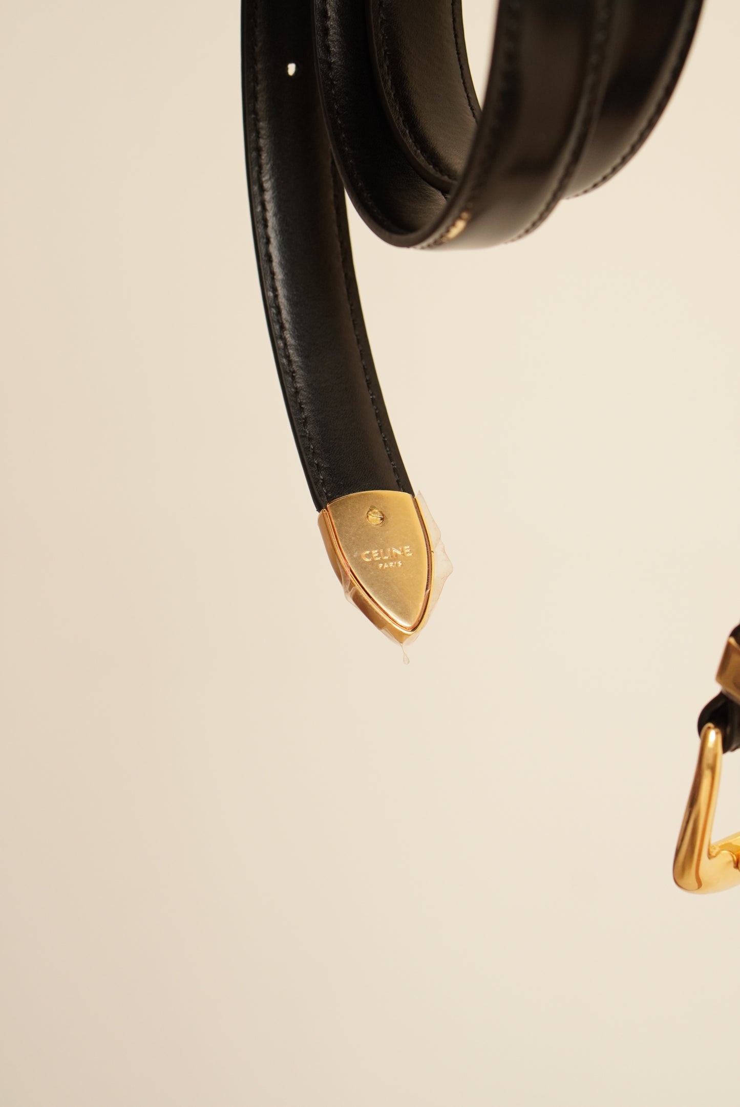 CELINE WESTERN BELT SMALL | BLACK