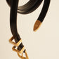 CELINE WESTERN BELT SMALL | BLACK