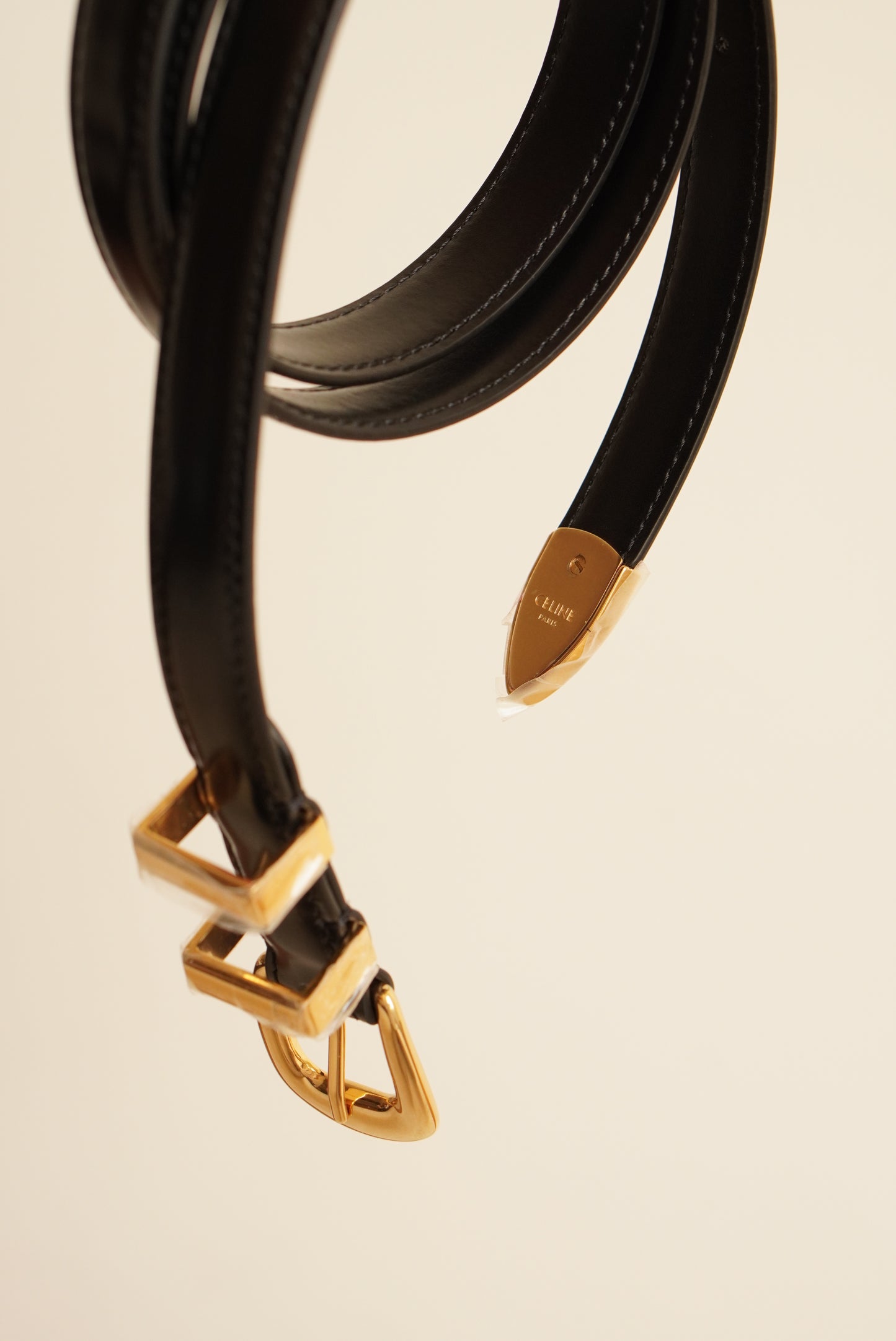 CELINE WESTERN BELT SMALL | BLACK