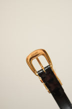 CELINE WESTERN BELT SMALL | BLACK