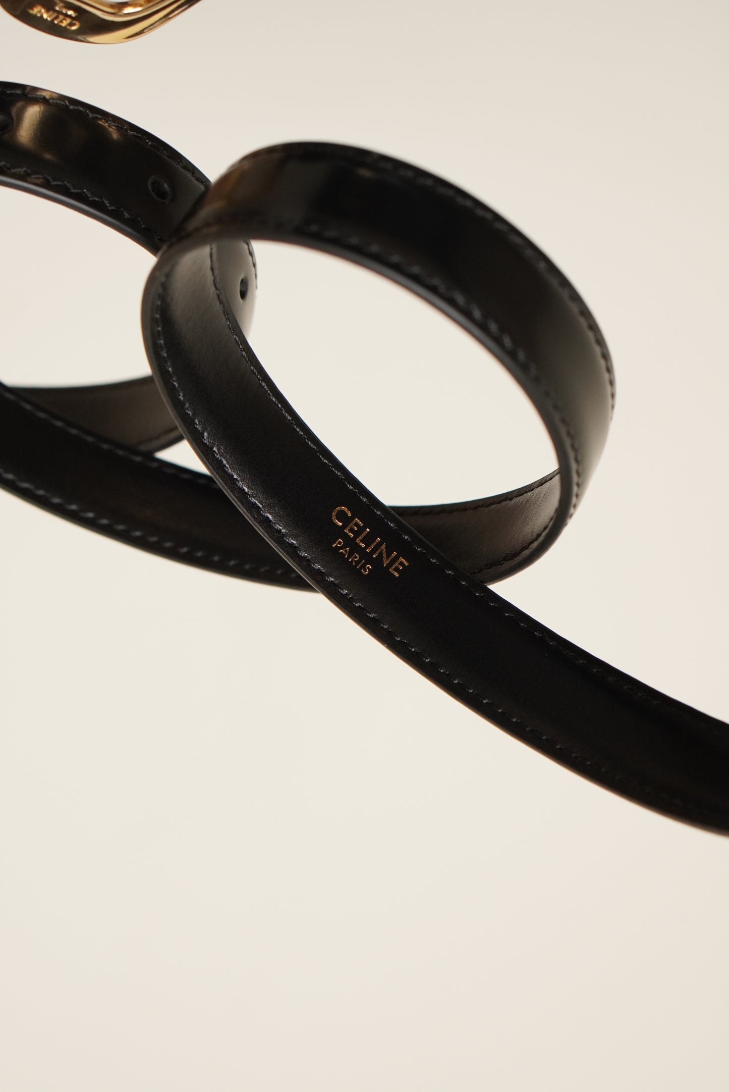 CELINE WESTERN BELT SMALL | BLACK