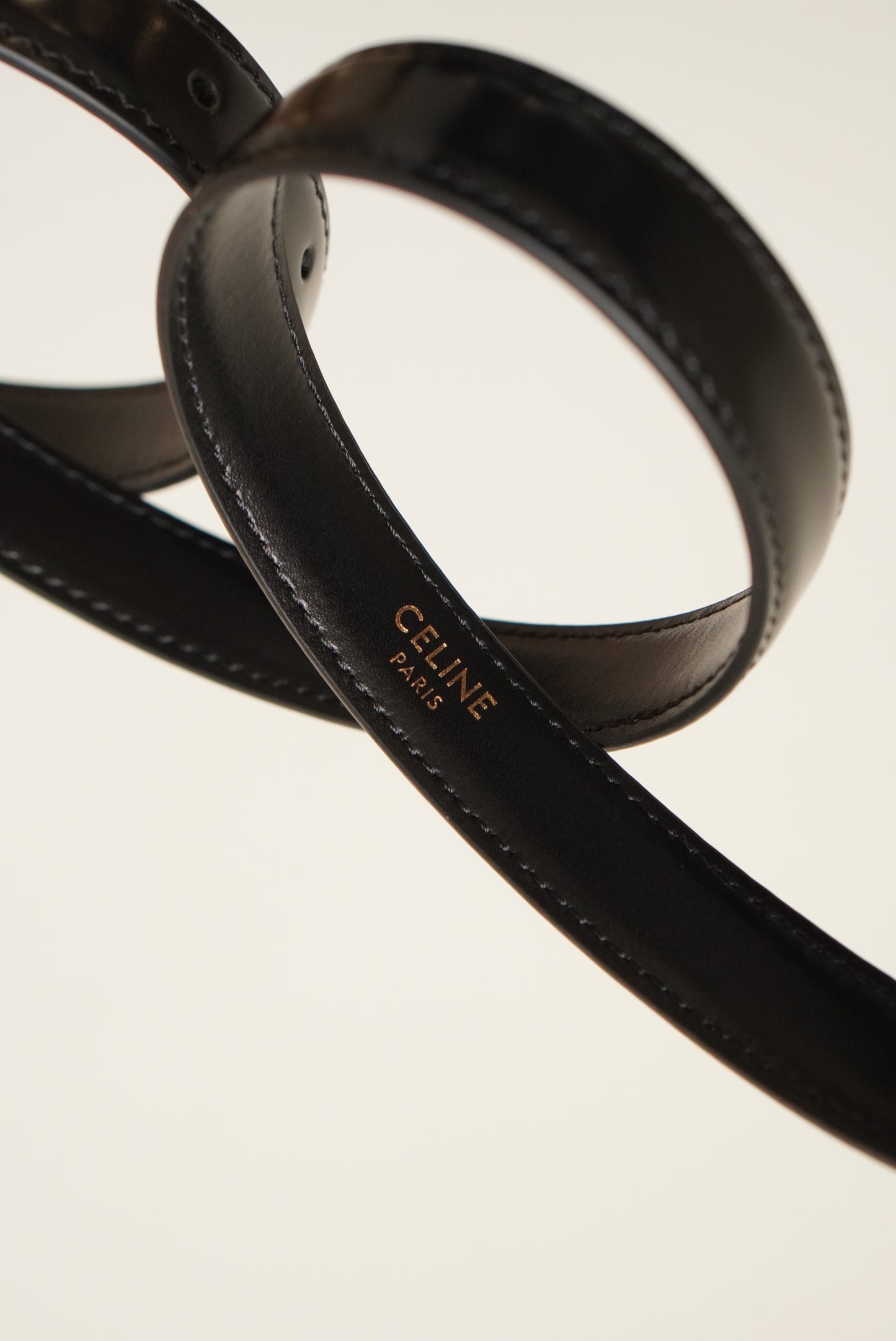 CELINE WESTERN BELT SMALL | BLACK