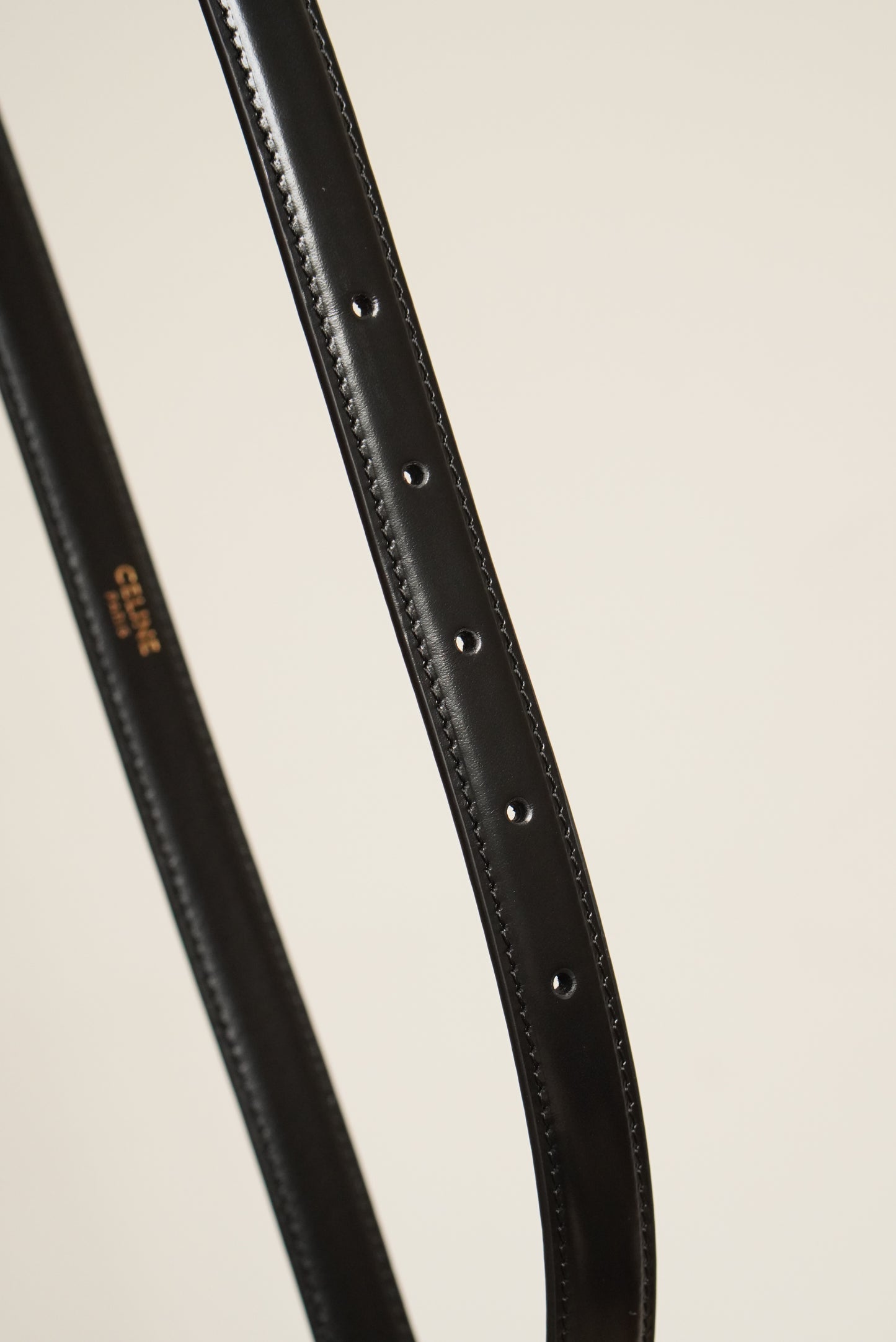 CELINE WESTERN BELT SMALL | BLACK