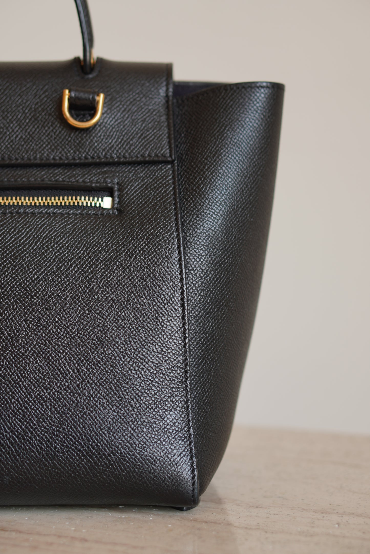 CÉLINE MICRO BELT BAG | BLACK