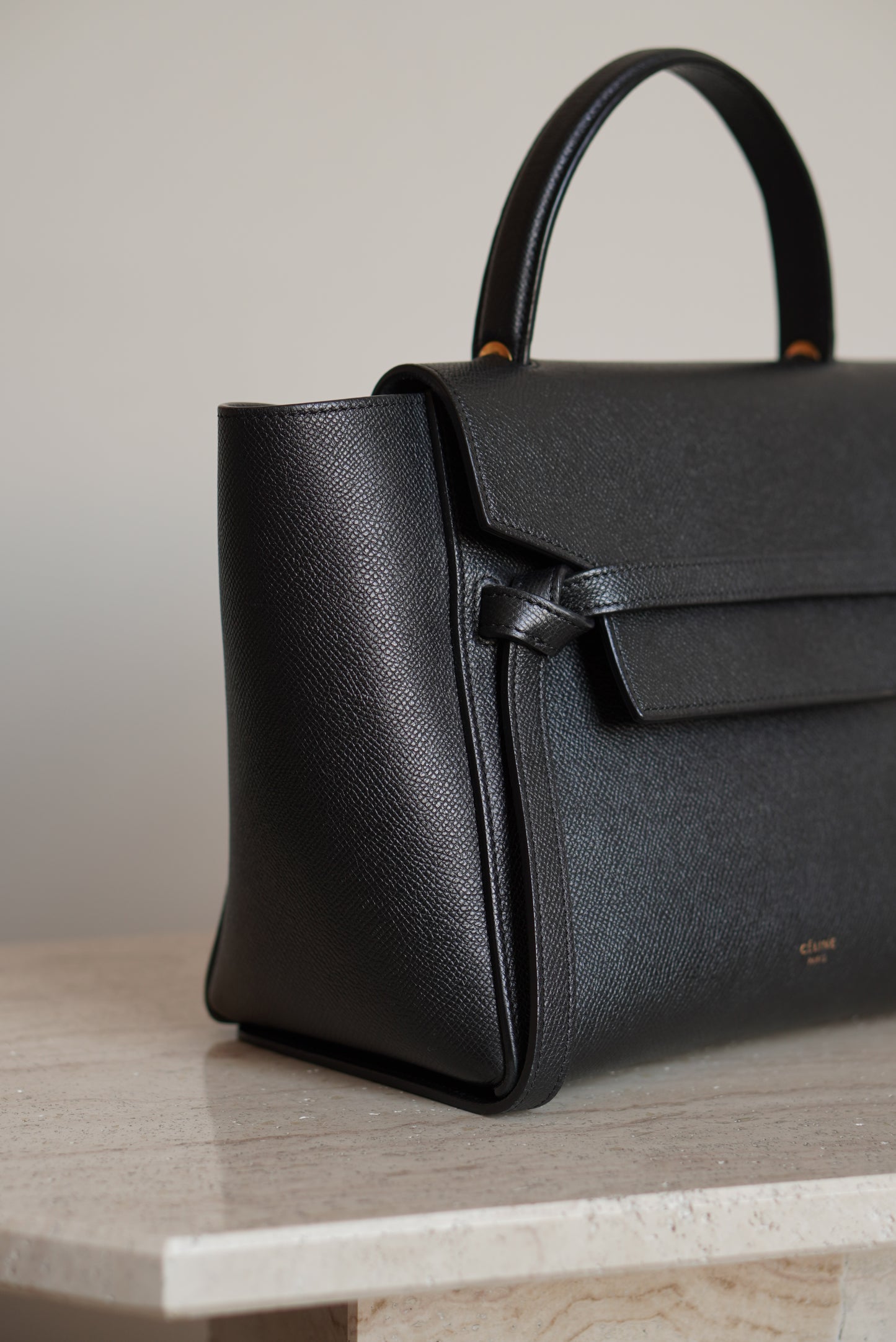 CÉLINE MICRO BELT BAG | BLACK