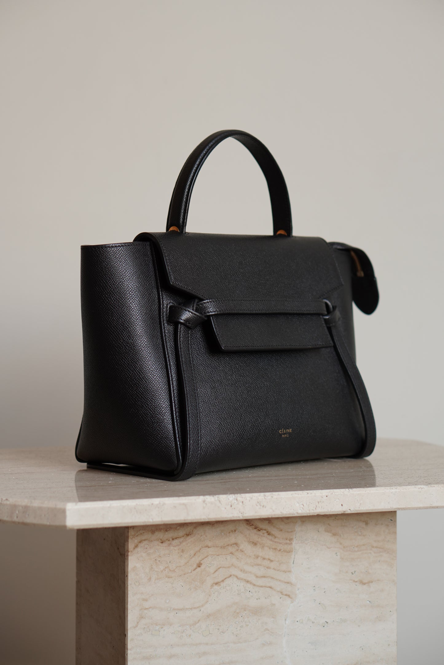 CÉLINE MICRO BELT BAG | BLACK