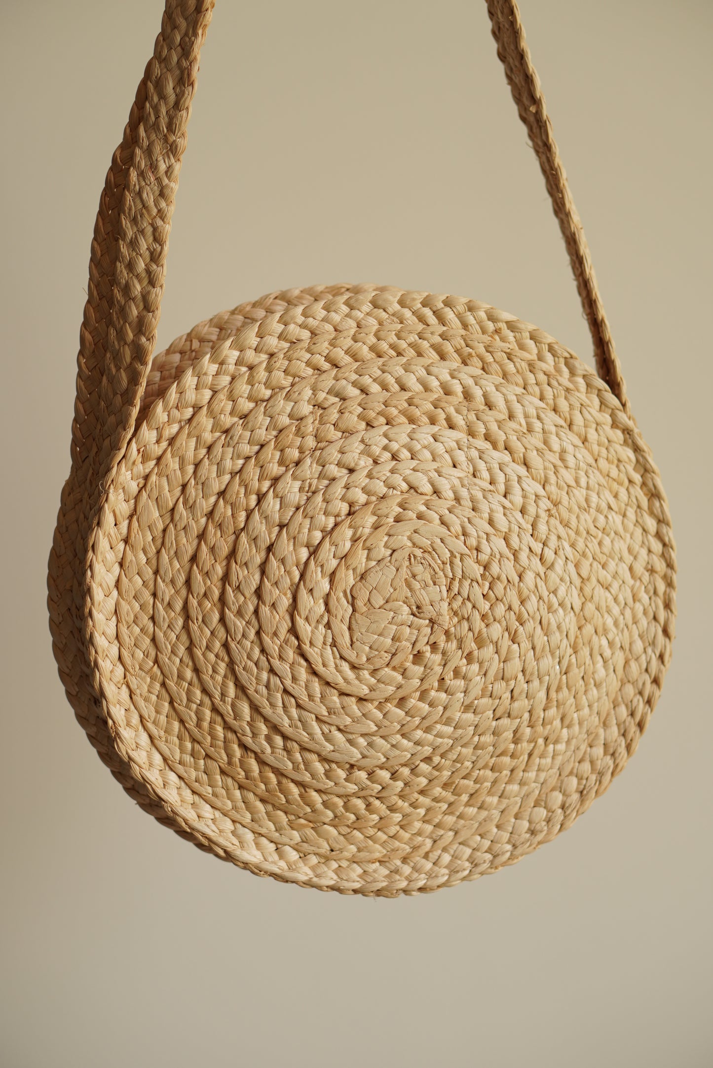 CELINE TRIOMPHE RAFFIA SMALL ROUND