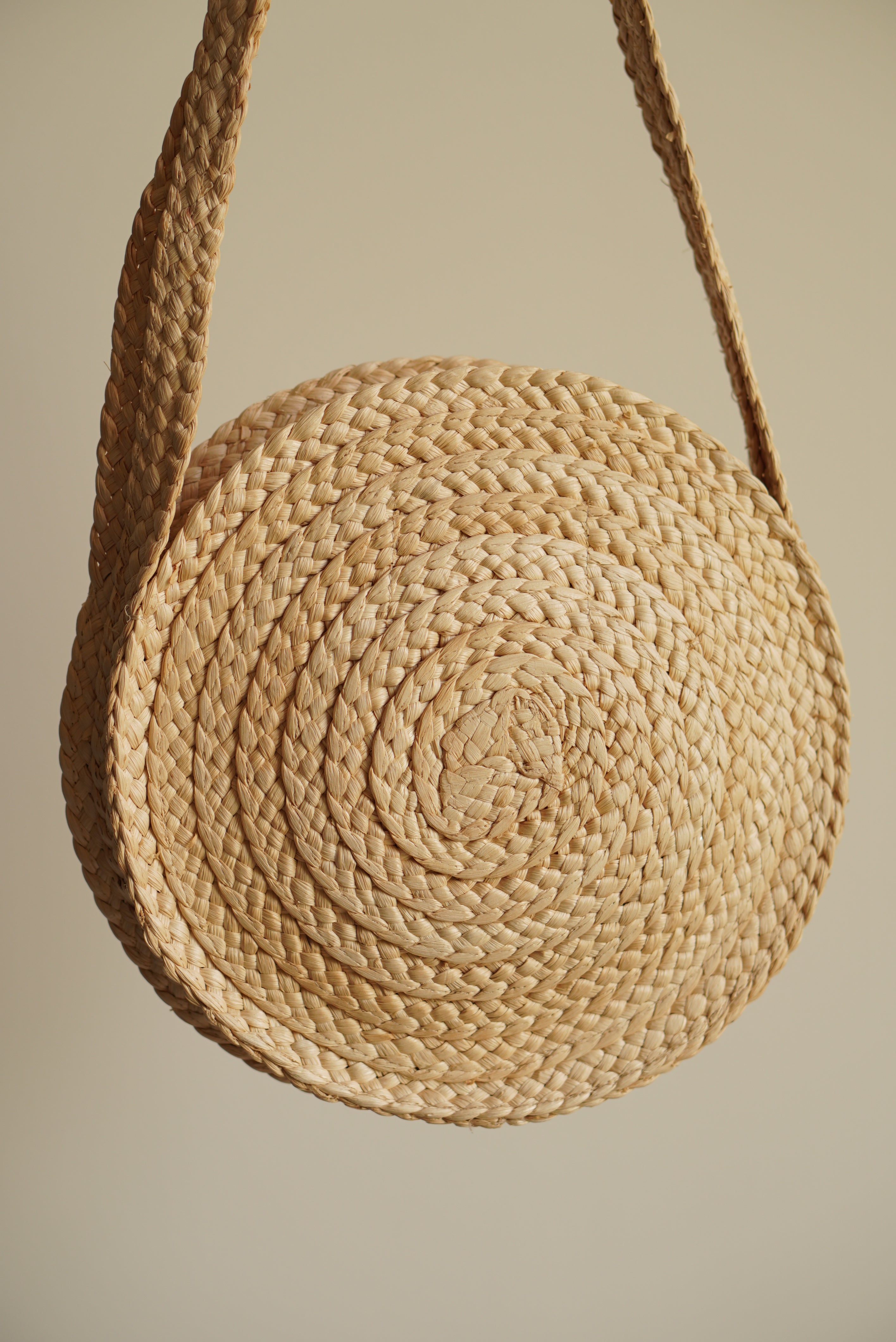 CELINE TRIOMPHE RAFFIA SMALL ROUND