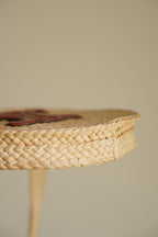 CELINE TRIOMPHE RAFFIA SMALL ROUND
