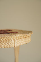 CELINE TRIOMPHE RAFFIA SMALL ROUND