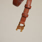 CELINE TRIOMPHE BELT SMALL | TAN