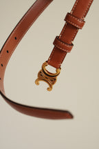 CELINE TRIOMPHE BELT SMALL | TAN