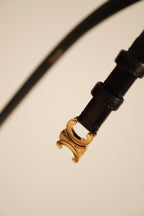 CELINE TRIOMPHE BELT SMALL | BLACK