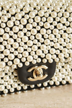 CHANEL 19S PEARL MINI RECTANGULAR