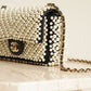CHANEL 19S PEARL MINI RECTANGULAR