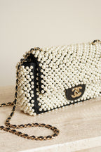 CHANEL 19S PEARL MINI RECTANGULAR