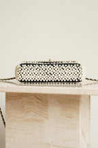 CHANEL 19S PEARL MINI RECTANGULAR
