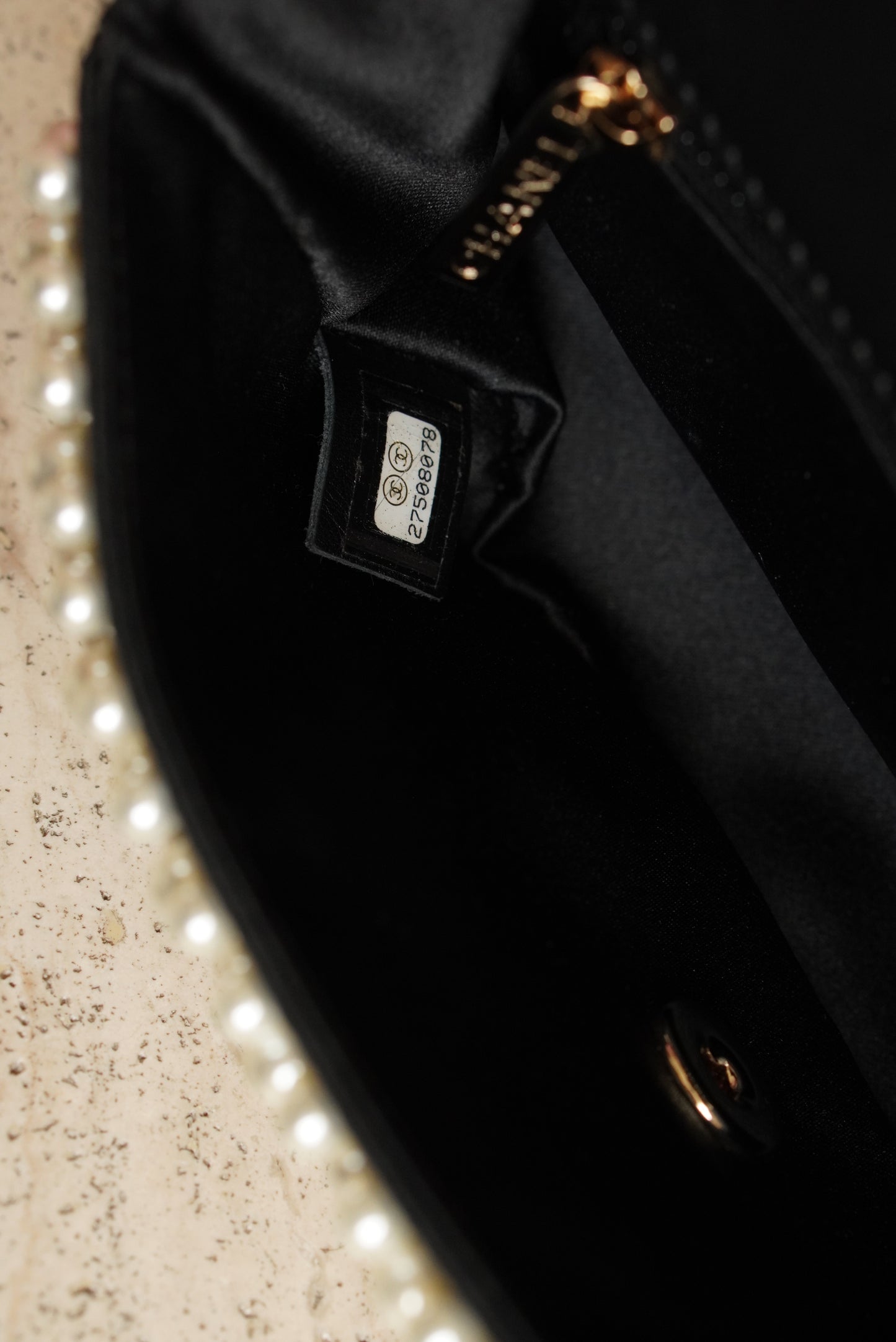 CHANEL 19S PEARL MINI RECTANGULAR