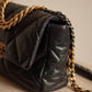 CHANEL 19 LARGE | BLACK