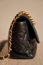 CHANEL 19 LARGE | BLACK