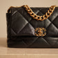 CHANEL 19 LARGE | BLACK