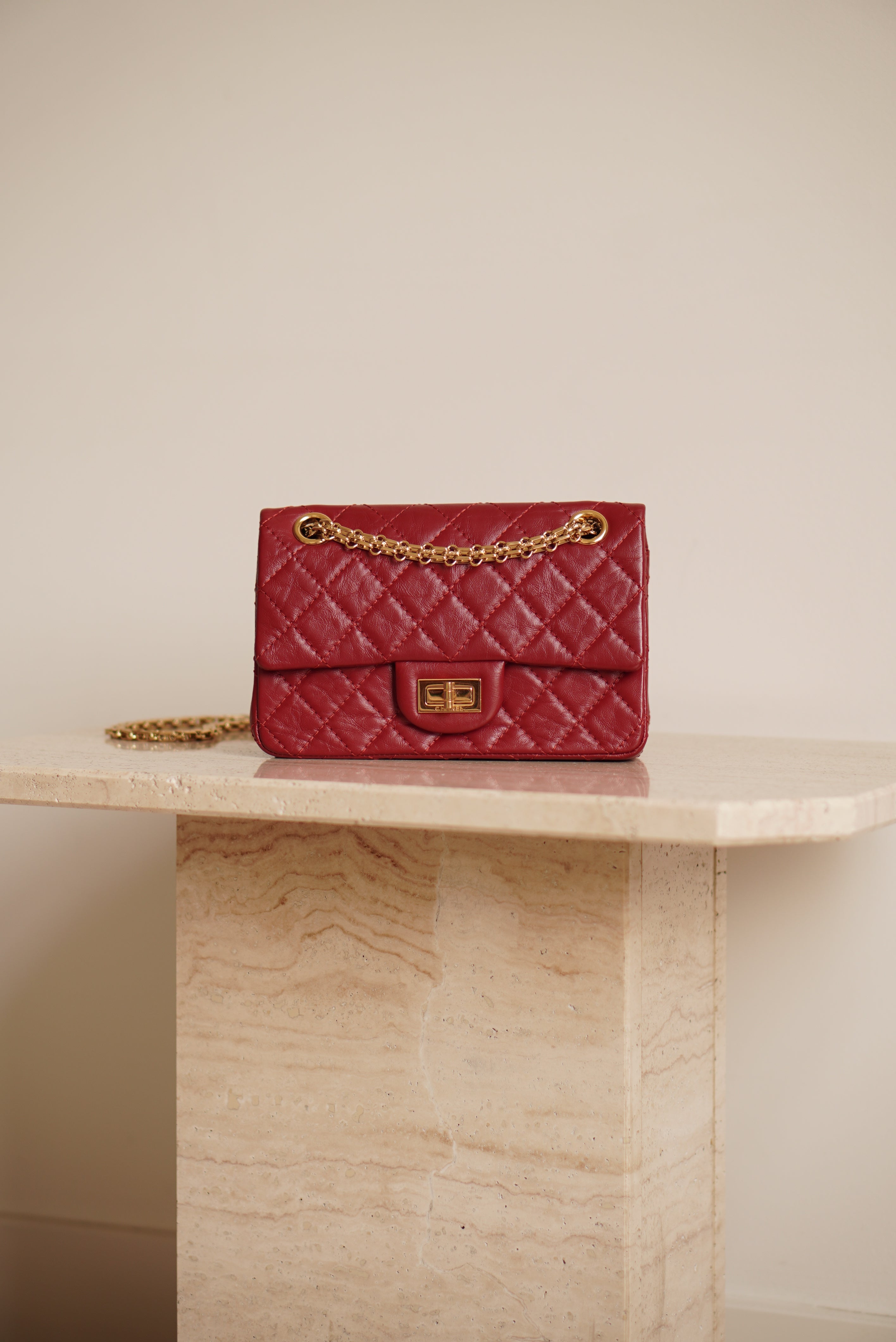 CHANEL 2.55 REISSUE MINI | RED
