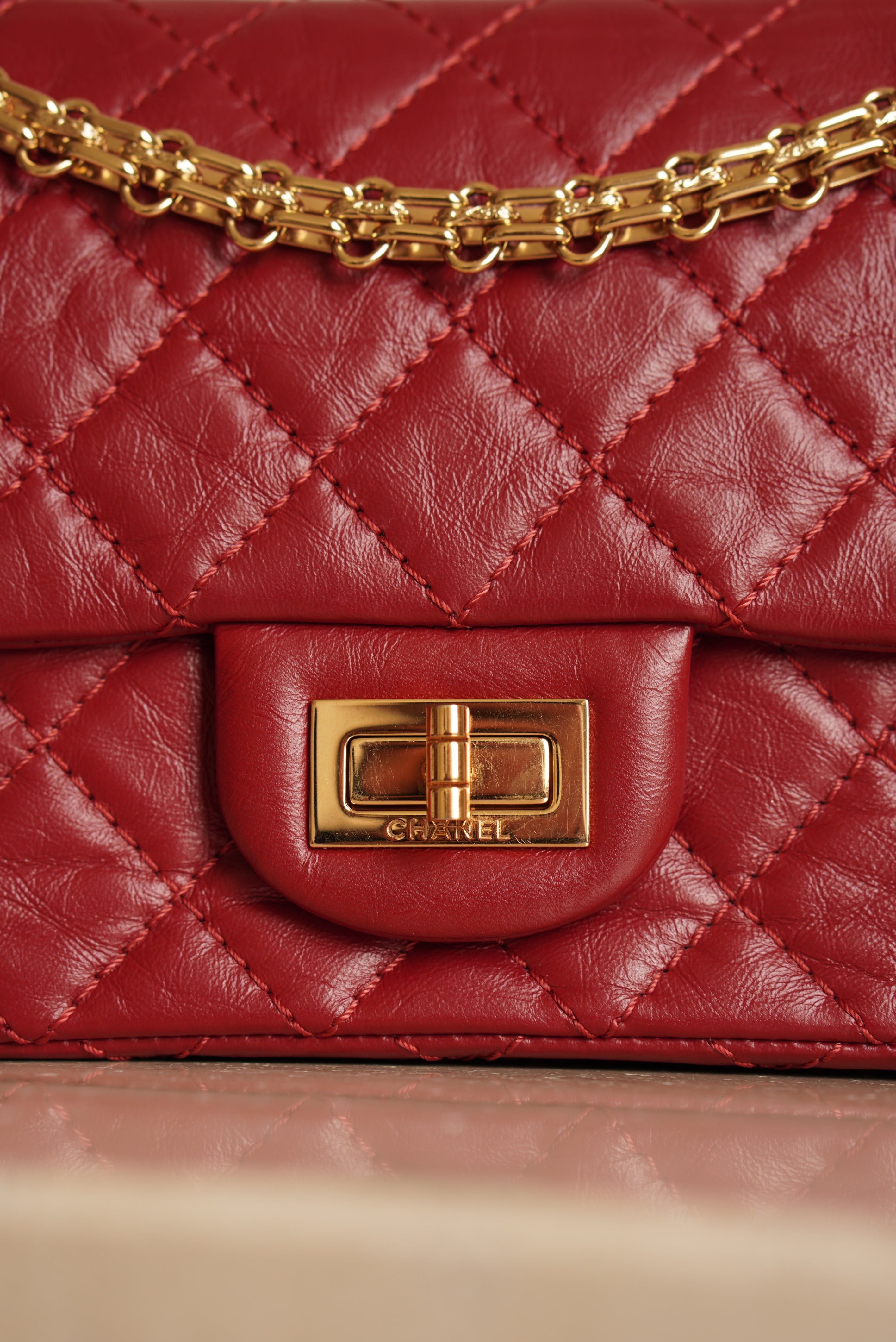 CHANEL 2.55 REISSUE MINI | RED