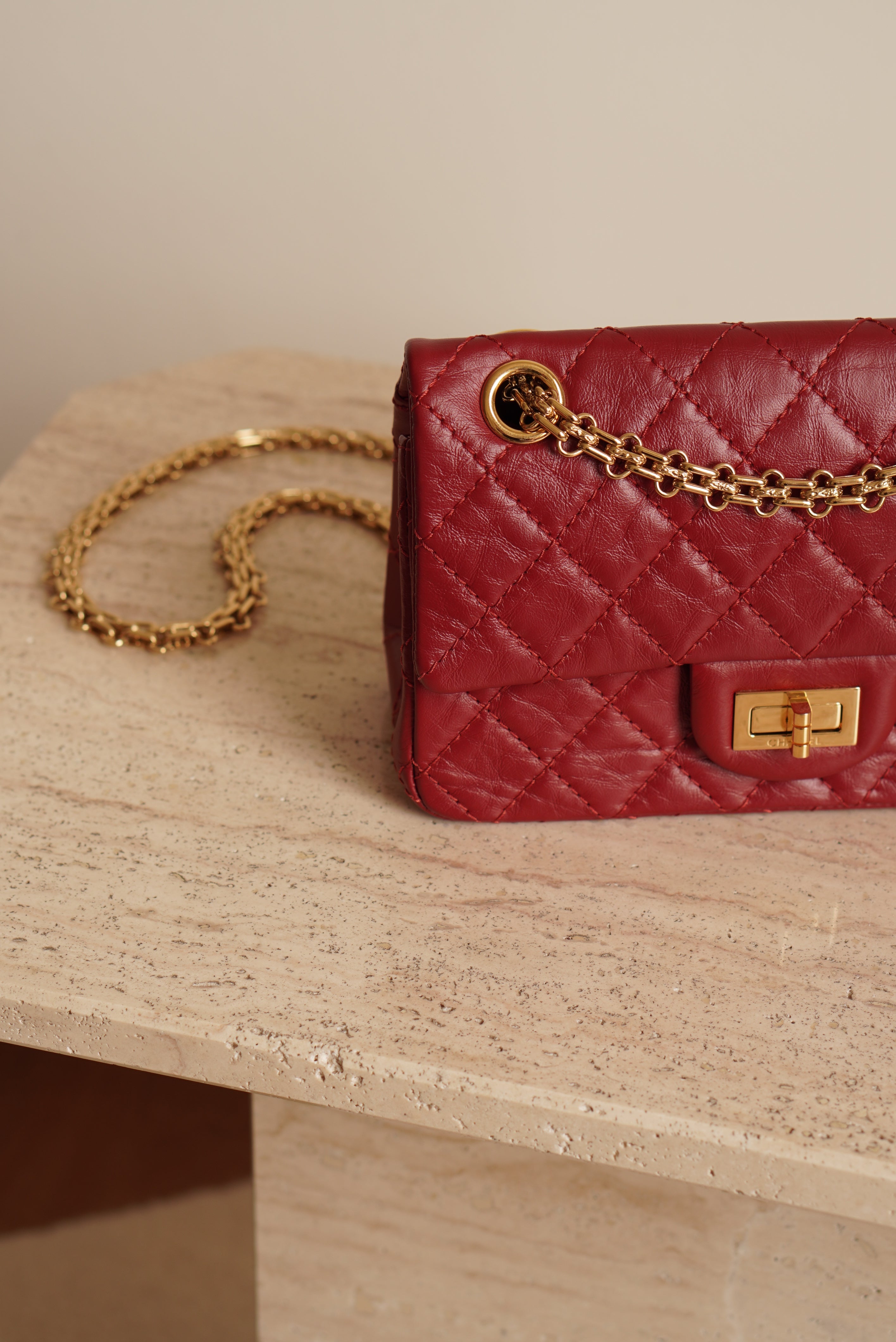 CHANEL 2.55 REISSUE MINI | RED