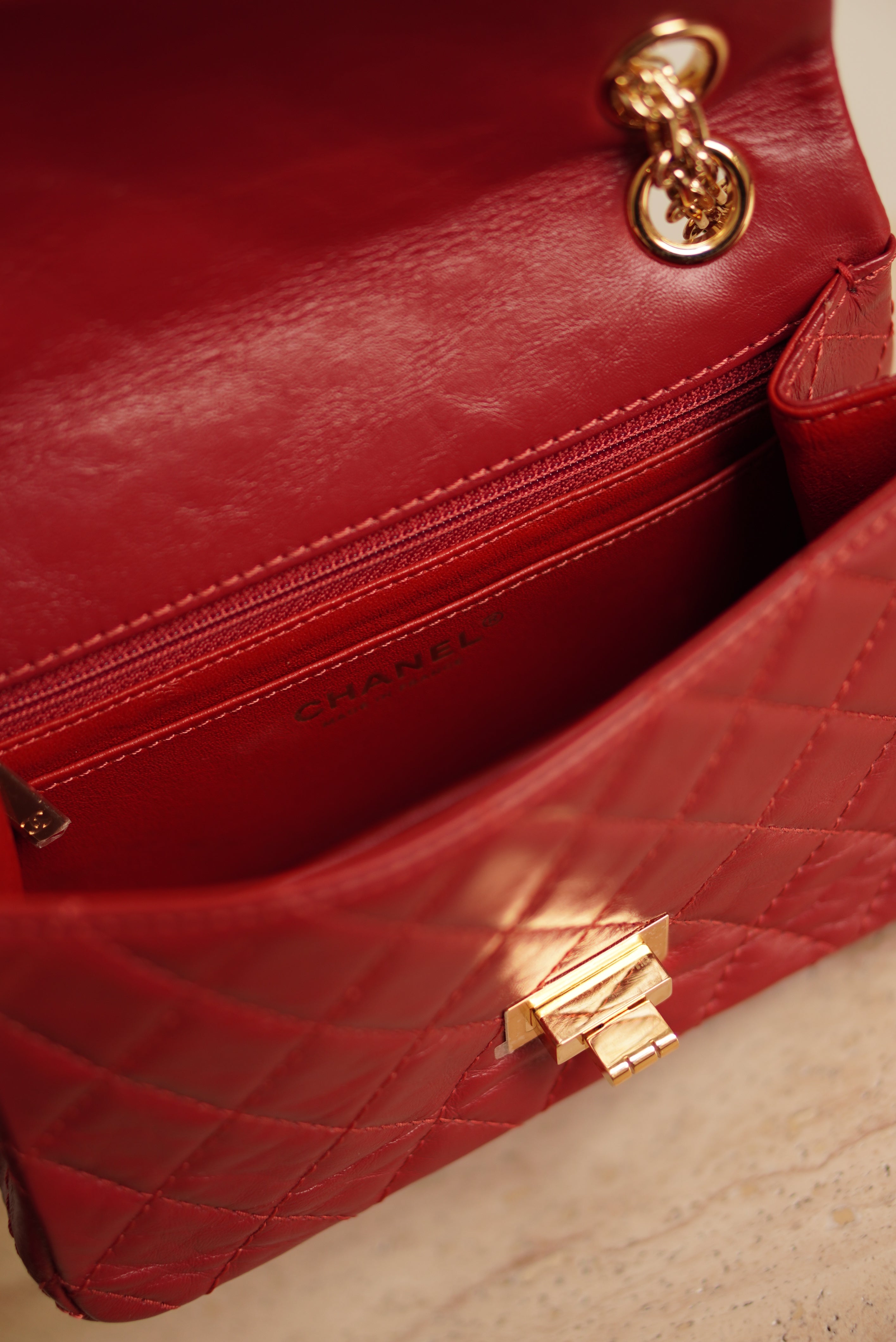 CHANEL 2.55 REISSUE MINI | RED