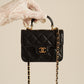 CHANEL 21K MICRO TOP HANDLE | BLACK