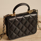 CHANEL 21K MICRO TOP HANDLE | BLACK