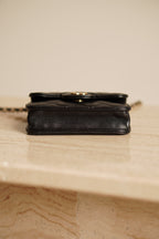 CHANEL 21K MICRO TOP HANDLE | BLACK